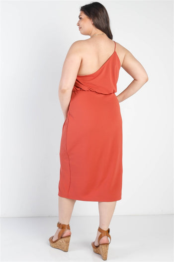 Gilli Slit One Shoulder Sleeveless Dress Gilli