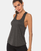 Full Size Scoop Neck Wide Strap Active Tank Trendsi