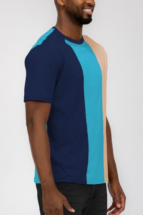 Weiv Mens Color Block T Shirt WEIV