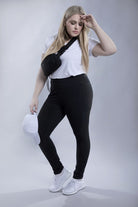 Plus Everyday Leggings with Pockets Ambiance Apparel