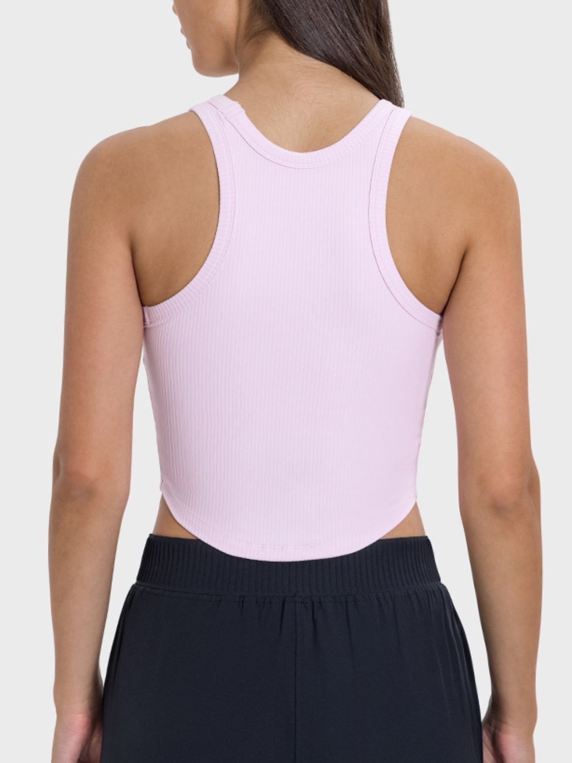 Round Neck Racerback Active Tank Trendsi