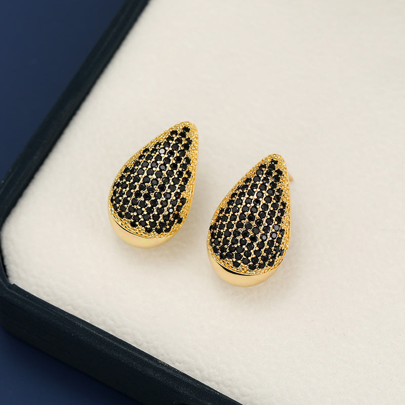 Zircon Teardrop Earring