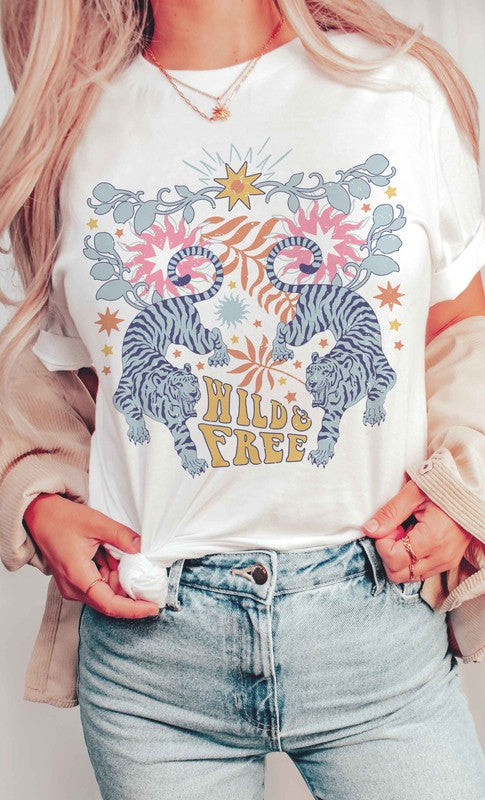 WILD AND FREE Graphic T-Shirt BLUME AND CO.