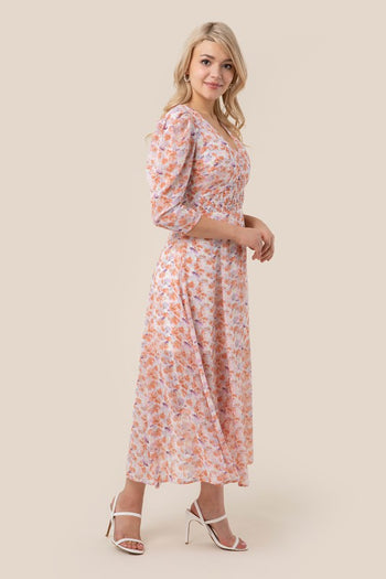 V neck maxi dress Lilou