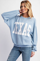 TEXAS PRINT RIB CORD SWEATSHIRT Sweet Generis