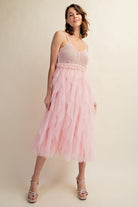 LOVELY TULLE MIDI CROCHET DRESS Sweet Generis