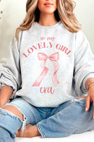 PLUS SIZE - IN MY LOVELY GIRL ERA Graphic Crewneck BLUME AND CO.