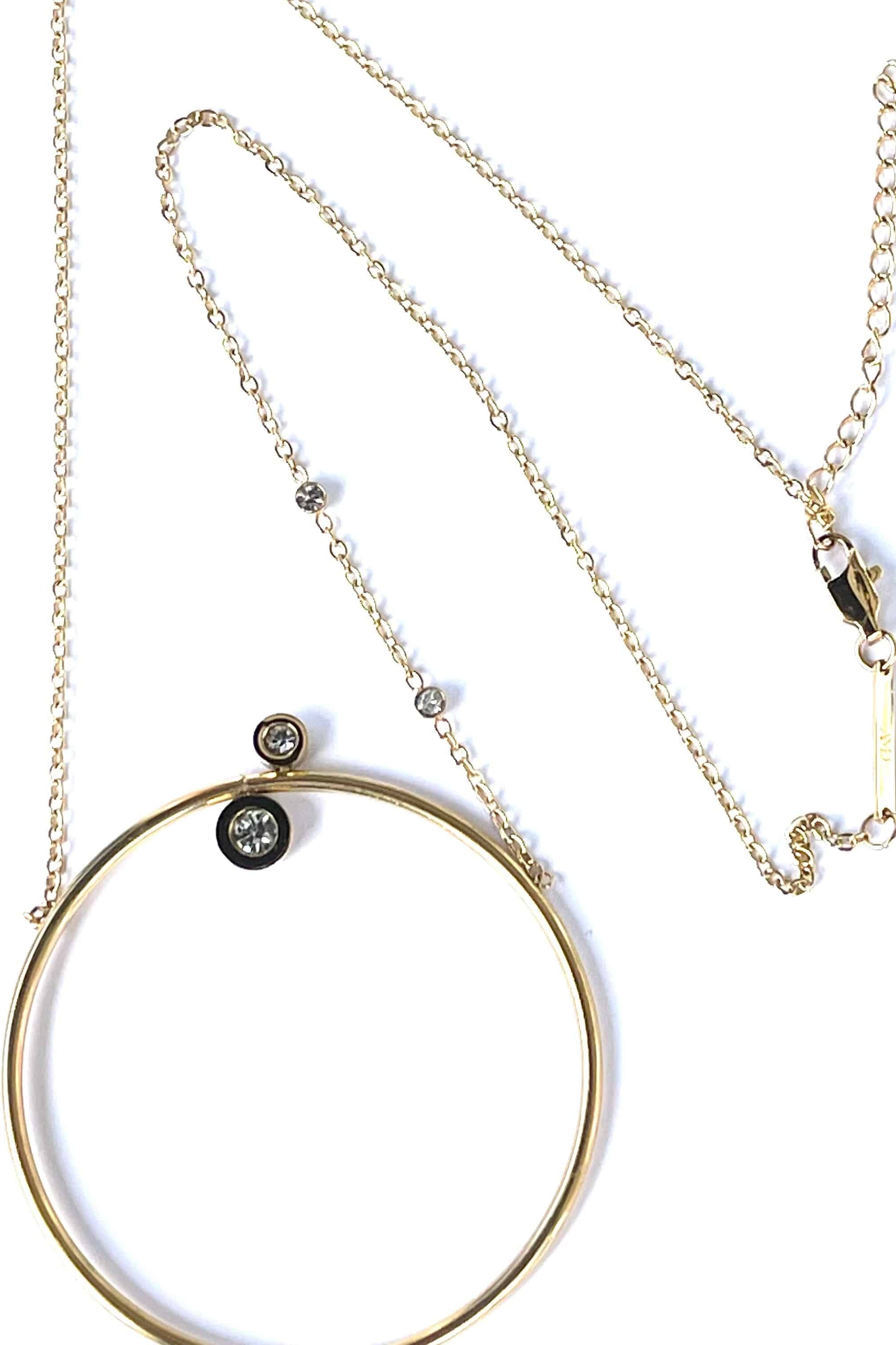 What Goes Around Circle Necklace AMD COLLECTIVE