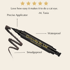 Double Ended Liquid Eyeliner for Winged Look EpiLynx