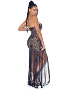 Become The One Lace Long Fringed Strapless Dress (comes in 2 colors) Penderié, Inc.