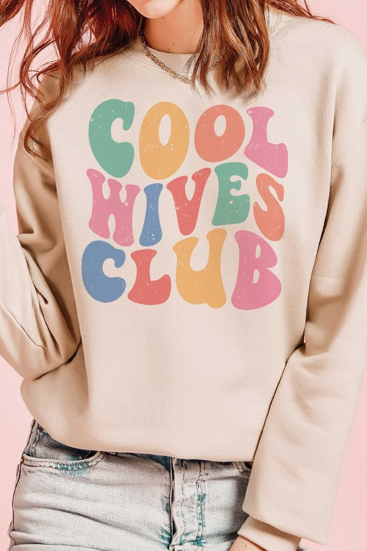 PLUS SIZE - COOL WIVES CLUB Graphic Sweatshirt BLUME AND CO.