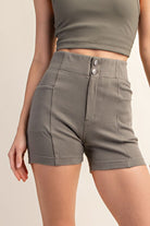 Cotton Stretch Twill Short Pant Rae Mode