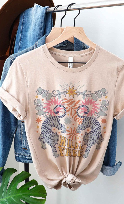 WILD AND FREE Graphic T-Shirt BLUME AND CO.