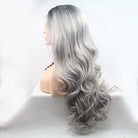 13*3" Lace Front Wigs Synthetic Long Wavy 24" 130% Density Trendsi