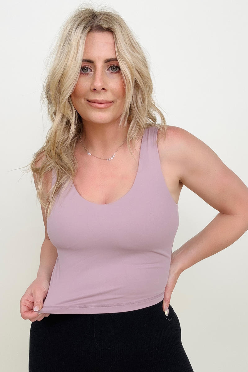 11 Colors - FawnFit Short Lift Tank 2.0 with Built-in Bra Kiwidrop