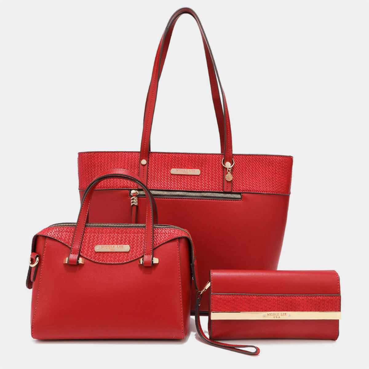 Nicole Lee USA 3-Piece Handbag Set Trendsi