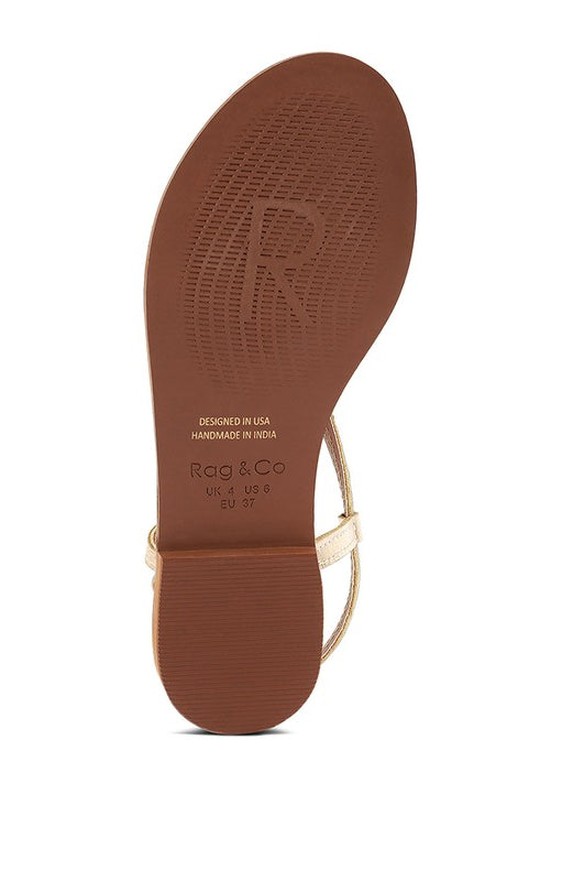 Pheboe Strappy Flat Sandals Rag Company