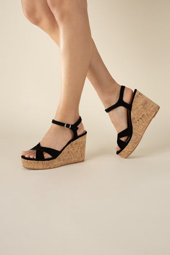 SEDONA-1 Wedge Heel Sandals Top Guy Footwear