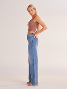 "Alex" Non-Stretch Boyfriend Jeans, High waist, Relaxed fit HEBWWSHETU Casual Chic Boutique