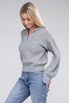 Easy-Wear Half-Zip Pullover Ambiance Apparel