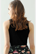 Ninexis Notched Rib Knit Tank Trendsi