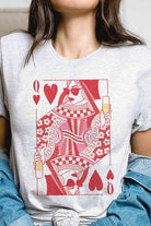 PLUS SIZE - CHAMPAGNE QUEEN OF HEARTS Graphic Tee BLUME AND CO.