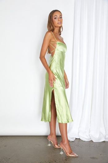 Satin Cami Midi Dress One and Only Collective Inc