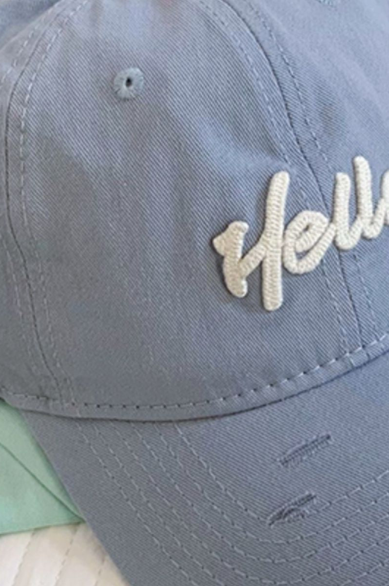 Letter Graphic Adjustable Baseball Hat Trendsi