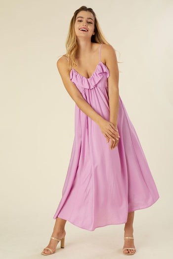 Maxi dress with ruffles Lilou