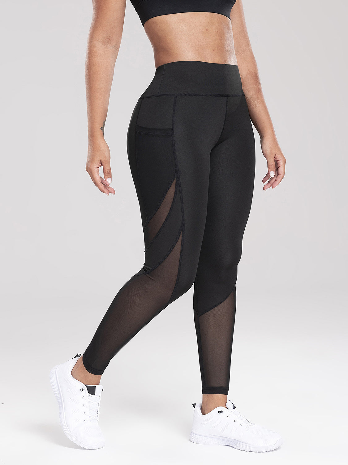 Pocketed High Waist Active Leggings Trendsi