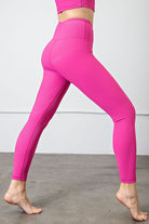 Nylon Rib Yoga Leggings Rae Mode