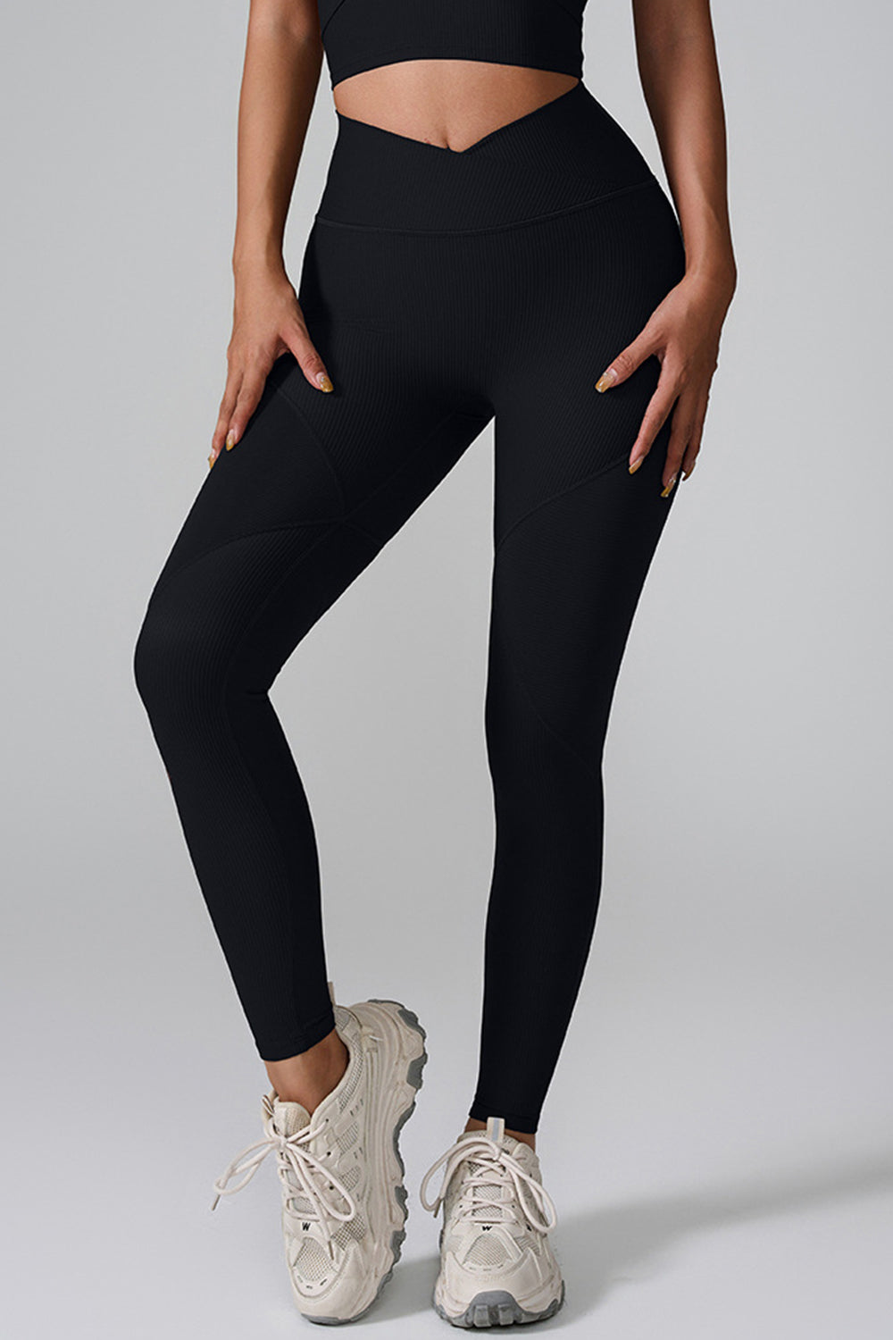 High Waist Active Leggings Trendsi