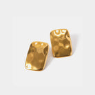 18K Gold-Plated Square Earrings Trendsi