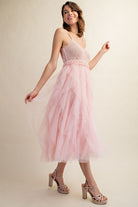 LOVELY TULLE MIDI CROCHET DRESS Sweet Generis