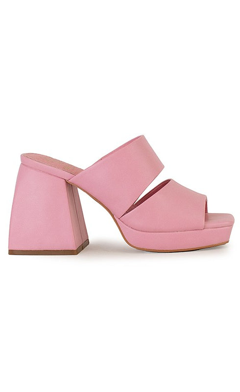 LUCY-05-CHUNKY HEEL,MULE Let's See Style