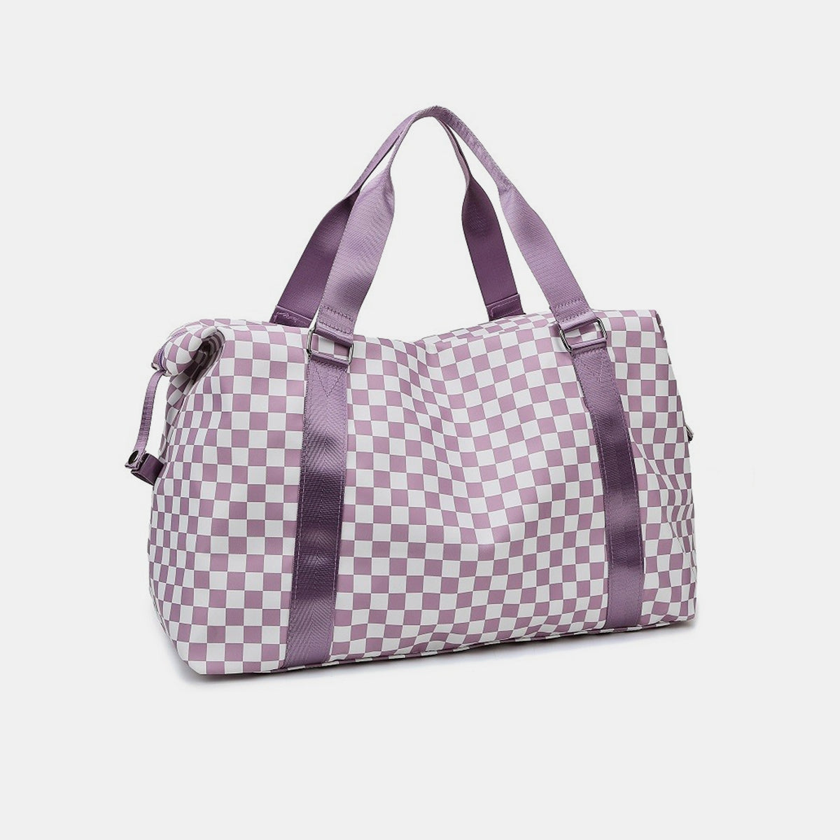 Zenana Checkered Travel Duffle Bag