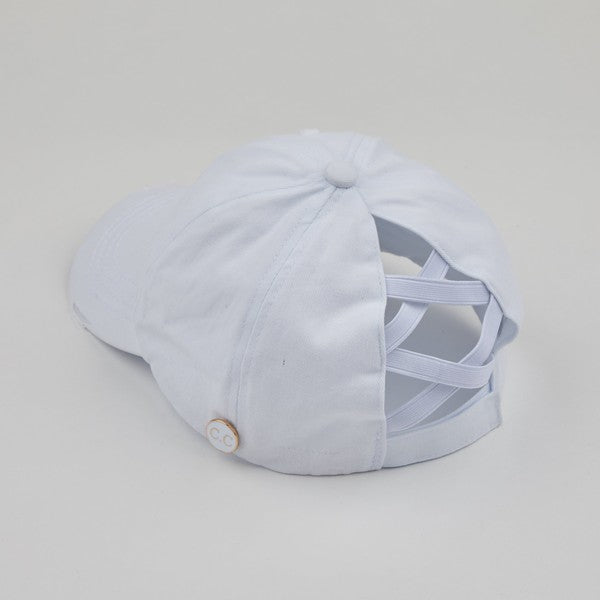CC Criss-Cross Cap w/ Buttons Truly Contagious