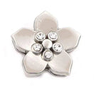 ClaudiaG 5 Stone Flower Charm for Slider Collection Bracelets |  Silver |  Casual Chic Boutique