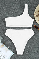 Single Shoulder Bikini Set Casual Chic Boutique