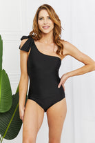 Marina West Swim Deep End One-Shoulder One-Piece Swimsuit Marina West Swim