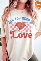 PLUS SIZE - ALL YOU NEED IS LOVE Graphic Tee BLUME AND CO.