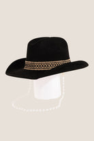 Fame Ornate Band Cowboy Hat Trendsi