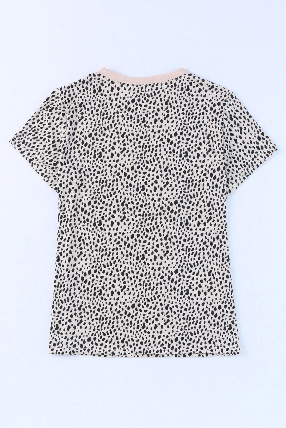 MAMA Animal Print Round Neck Short Sleeve T-Shirt Trendsi