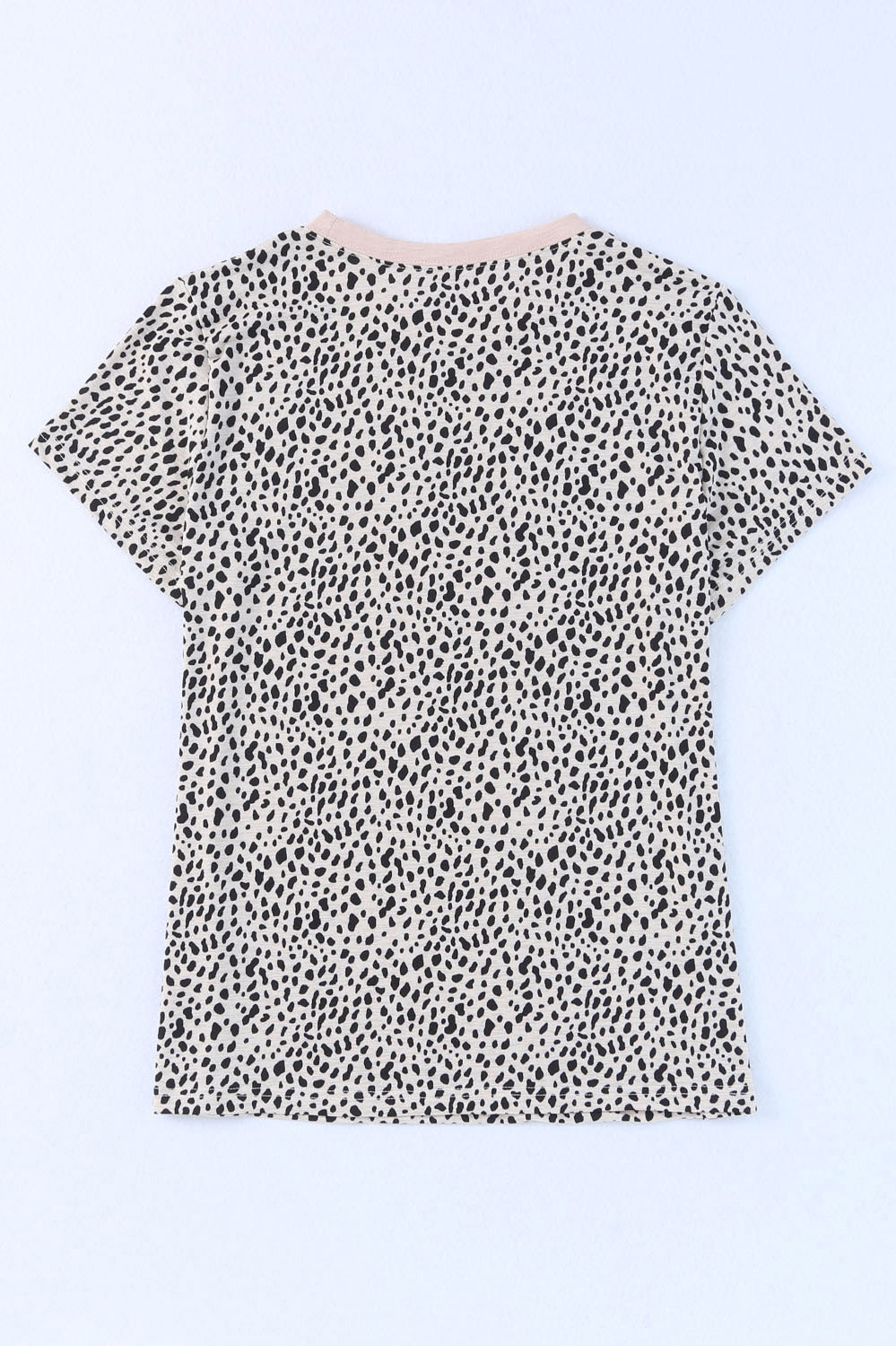 MAMA Animal Print Round Neck Short Sleeve T-Shirt Trendsi