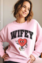 WIFEY HEART Graphic Sweatshirt BLUME AND CO.