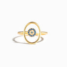 925 Sterling Silver Evil Eye Ring Trendsi