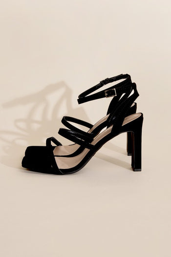 DEVIN-8 Ankle Strap Heels Top Guy Footwear