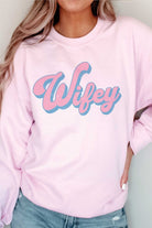 PLUS SIZE - WIFEY Graphic Sweatshirt BLUME AND CO.