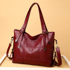 PU Leather Medium Handbag Trendsi