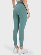 Pocketed High Waist Active Leggings Trendsi